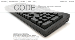 Desktop Screenshot of codekeyboards.com